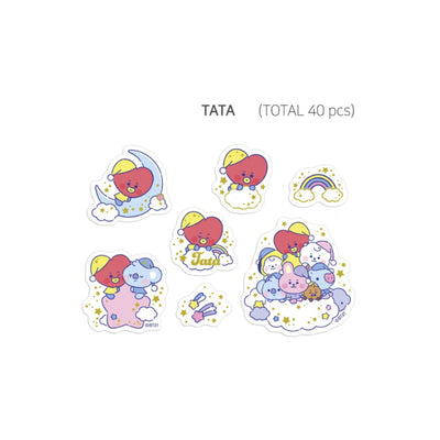 BT21 x Monopoly - Baby Flakes Sticker Pack DREAM