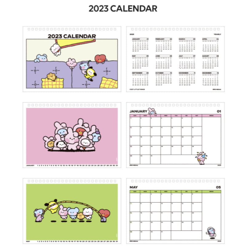 BT21 - Minini 2023 Calendar - BT21 - Calendars - Harumio