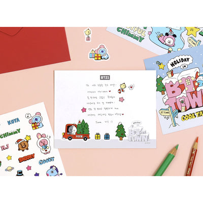 BT21 x Monopoly - Postcard Set - BT21 TOWN