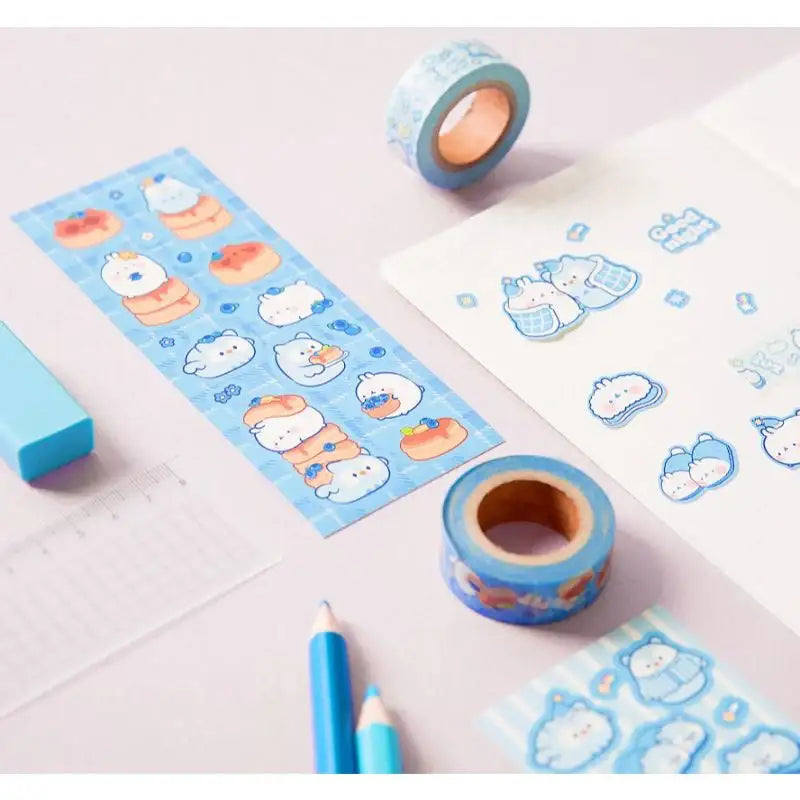 Anirollz x Molang - Masking Tape Set of 2 - Molang - Accessories - Harumio