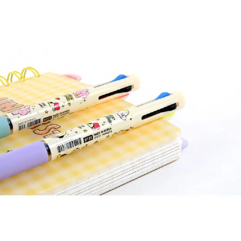 Monopoly X BT21 - 4-color ballpoint pen - Little Buddy 7-piece set - BT21 - Accesories - Harumio