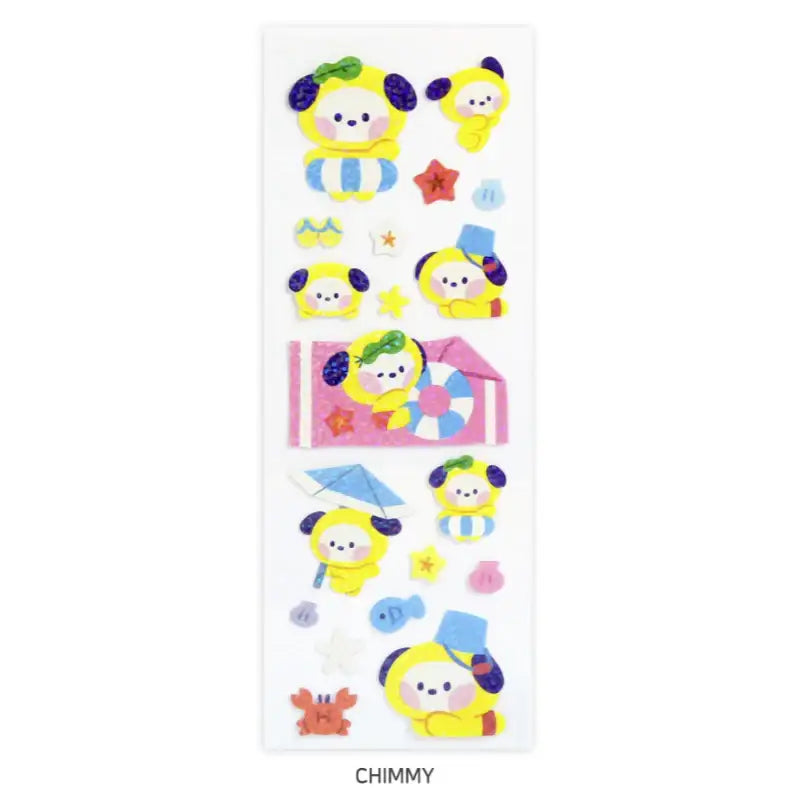 Monopoly x BT21 - Hologram Sticker - Summer Sky - Monopoly - Stationery - Harumio
