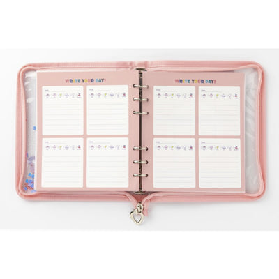 ArtBox - A6 6-Ring Babichon Pinkaholic Glitter 2021 Diary