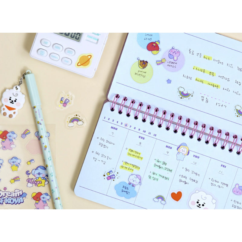 BT21 x Monopoly - Baby Weekly Planner DREAM