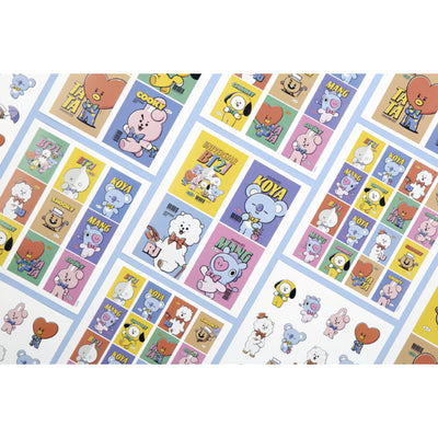 BT21 x Monopoly - Vintage Sticker Set
