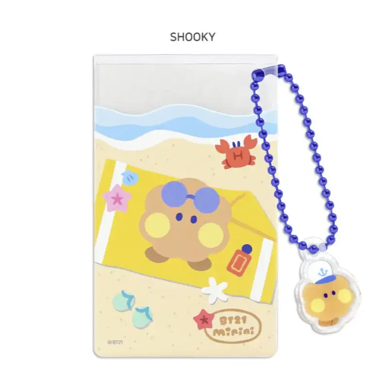 Monopoly x BT21 - Clear Card Pocket - Summer Sky - Monopoly - Stationery - Harumio