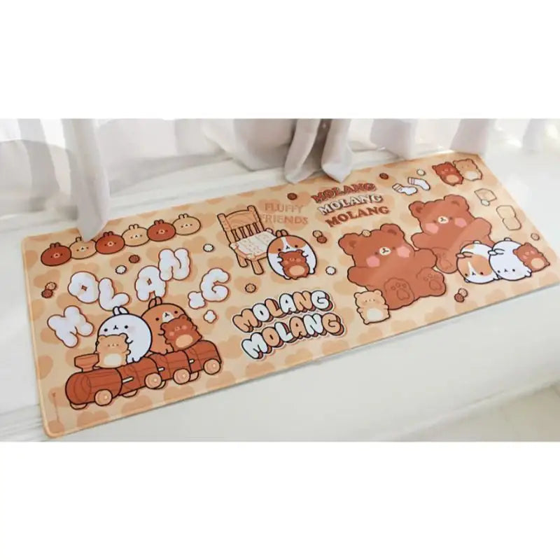 Molang - Teddy Bear Large Mouse Pad - Molang - Mouse Pads - Harumio