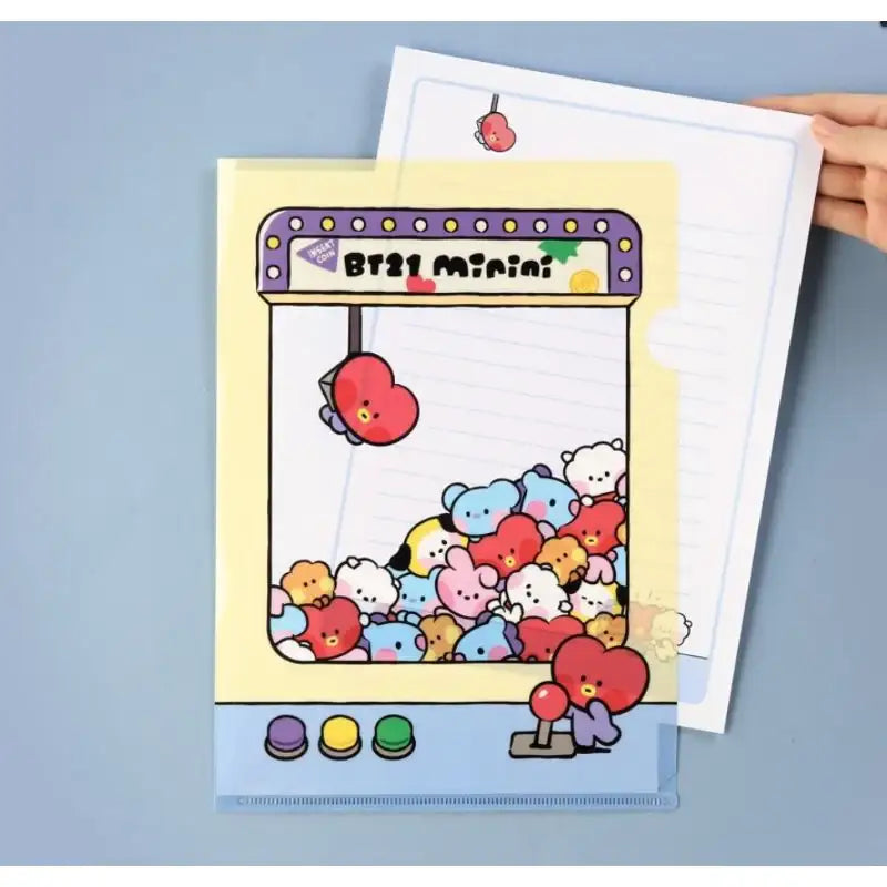 Monopoly x BT21 - Minini L-shaped Folder - Monopoly - Accessories - Harumio