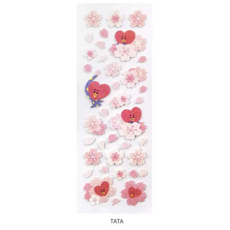 Monopoly x BT21 - Hologram Sticker - Cherry Blossom