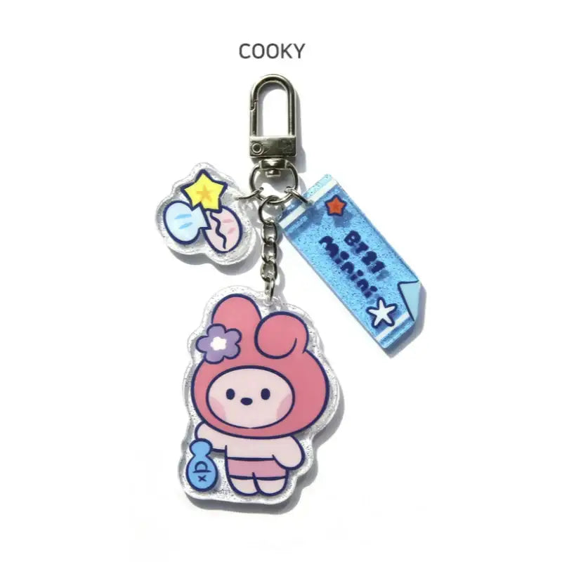 Monopoly x BT21 - Acrylic Keyring - Summer Sky - Monopoly - Accessories - Harumio