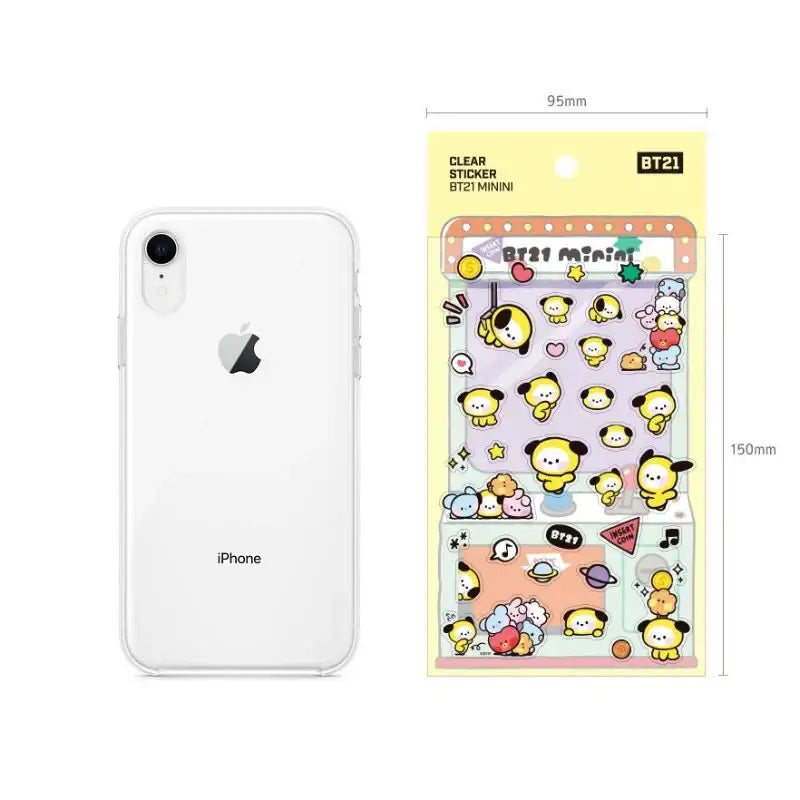 Monopoly x BT21 - Minini Clear Sticker - Monopoly - Accessories - Harumio