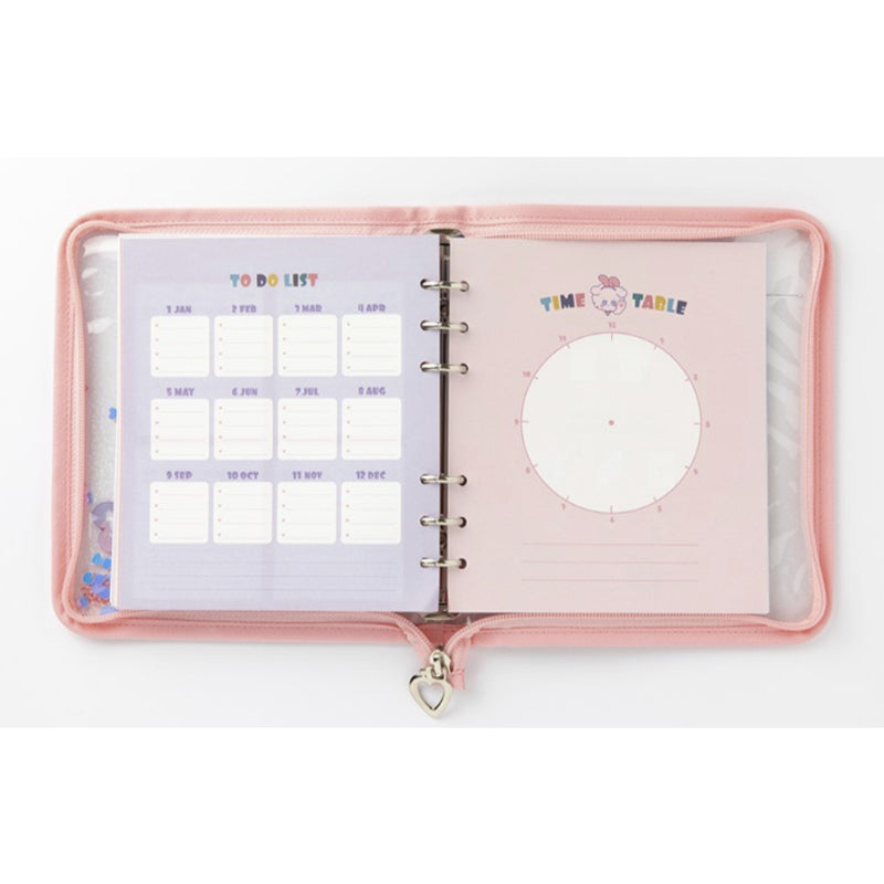 ArtBox - A6 6-Ring Babichon Pinkaholic Glitter 2021 Diary