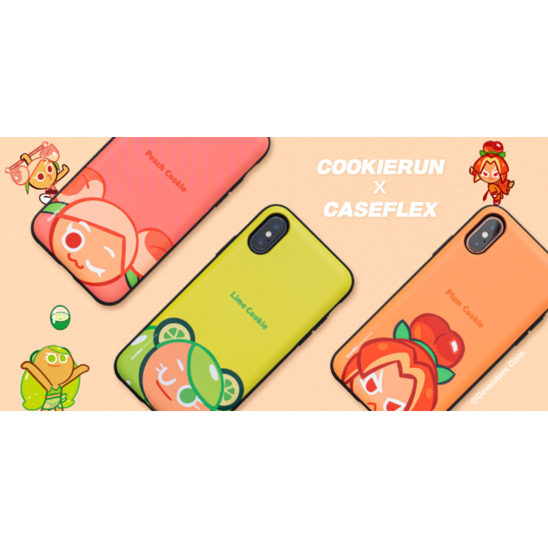 Cookie Run x Caseflex - Face Bumper Case with Door for Samsung Phones