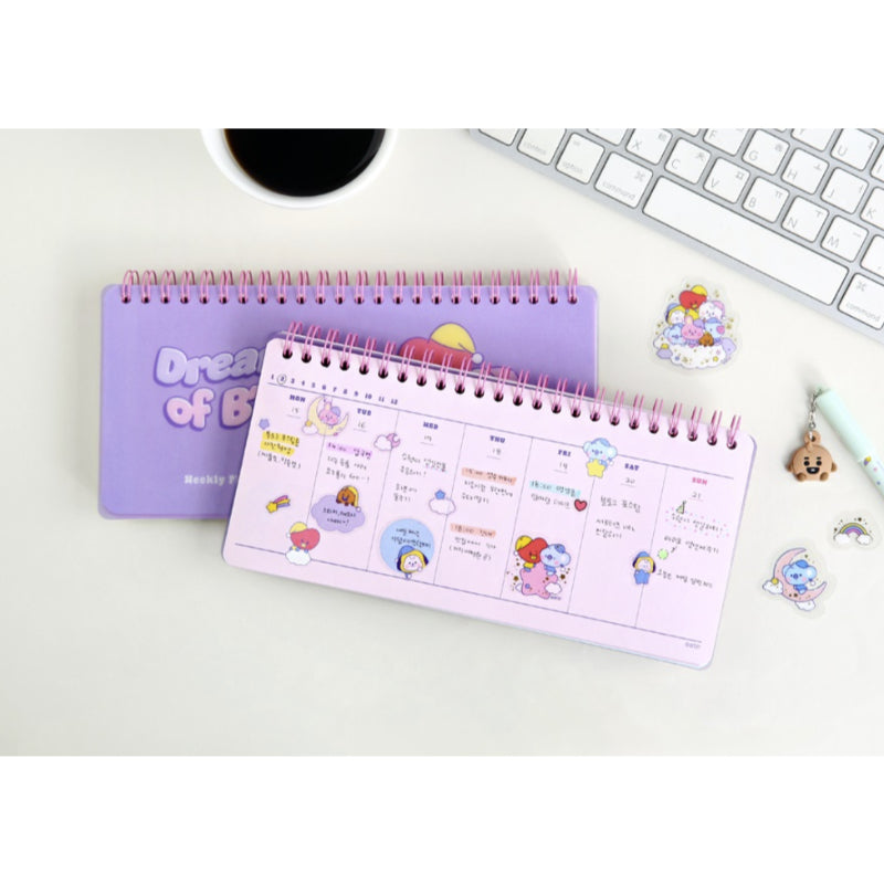 BT21 x Monopoly - Baby Weekly Planner DREAM