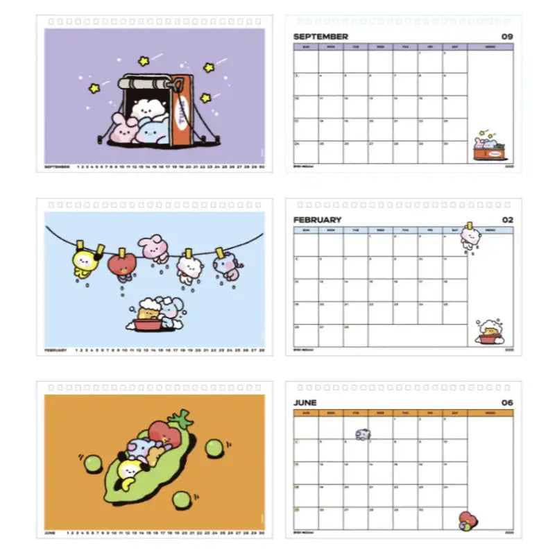 BT21 - Minini 2023 Calendar - BT21 - Calendars - Harumio