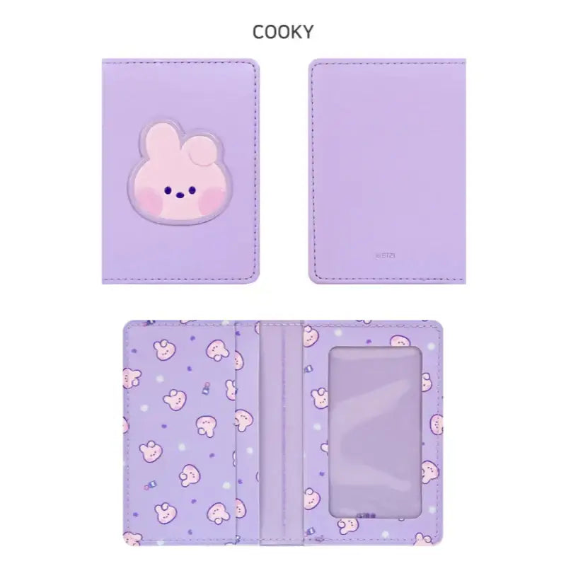 Monopoly x BT21 - Minini Leather Patch Card Case - Monopoly - Accessories - Harumio