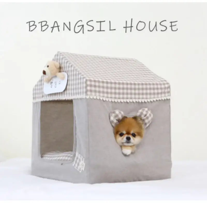 ITSDOG - Peek-a-boo Bear Frame House - ITSDOG - Pet Accesories - Harumio