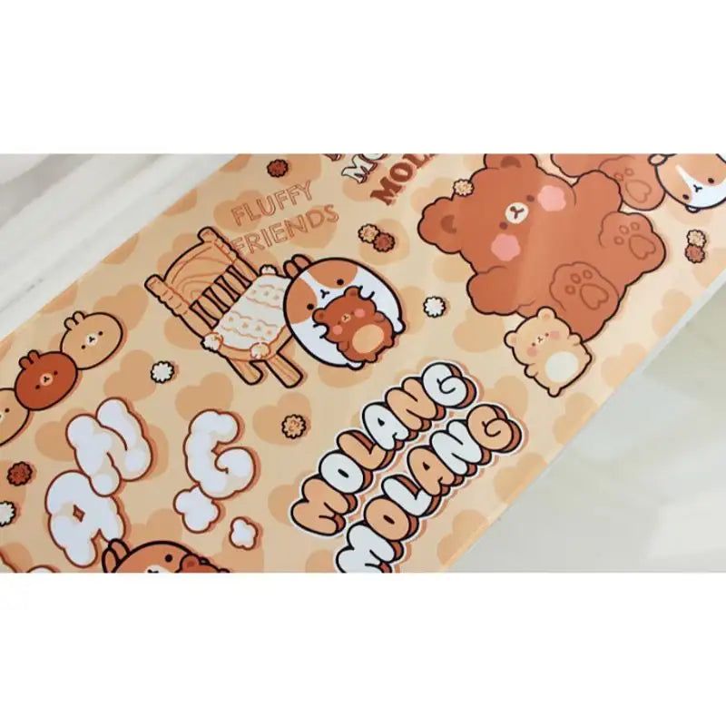 Molang - Teddy Bear Large Mouse Pad - Molang - Mouse Pads - Harumio