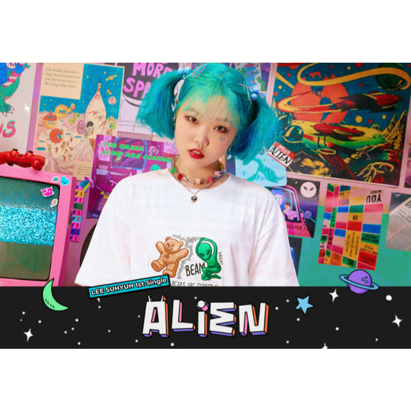 Suhyun - Alien - Tattoo Sticker Set