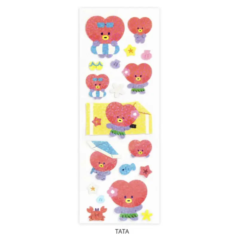 Monopoly x BT21 - Hologram Sticker - Summer Sky - Monopoly - Stationery - Harumio