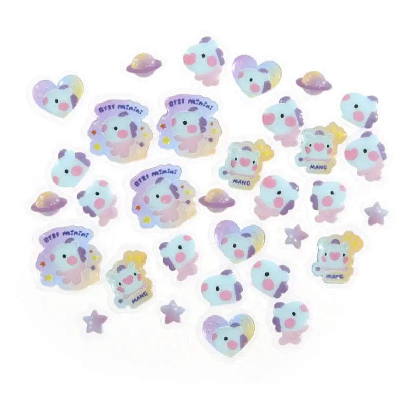 Monopoly x BT21 - Minini Flake Sticker - Monopoly - Stationery - Harumio