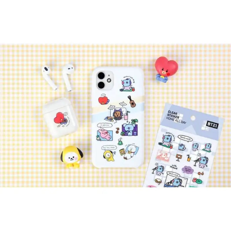 Monopoly x BT21 - Clear Sticker - Home All Day - Monopoly - Accessories - Harumio