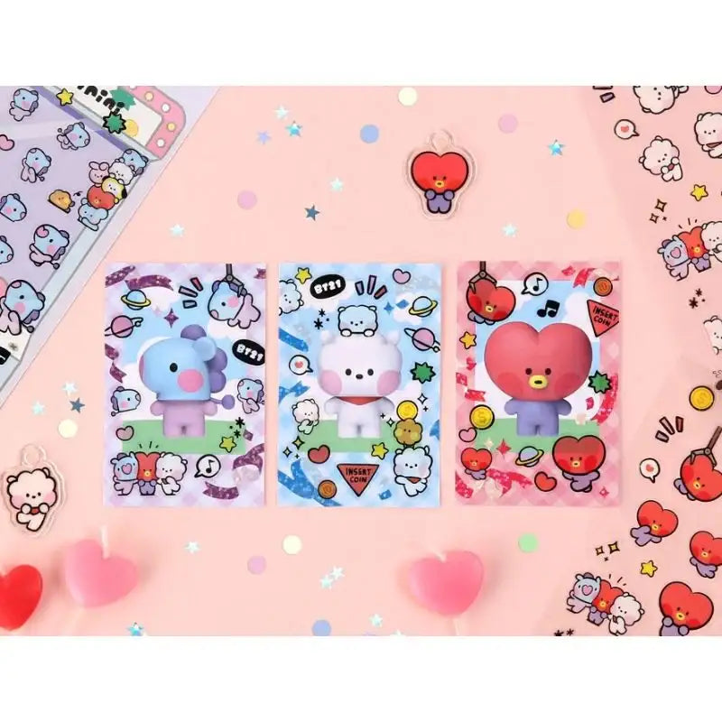 Monopoly x BT21 - Minini Clear Sticker - Monopoly - Accessories - Harumio