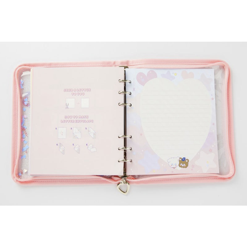 ArtBox - A6 6-Ring Babichon Pinkaholic Glitter 2021 Diary