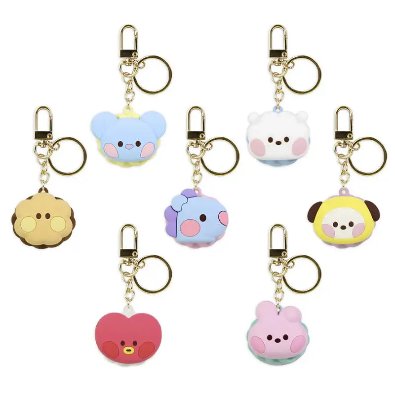 Monopoly x BT21 - Minini Macaron Keyring - Monopoly - Accessories - Harumio