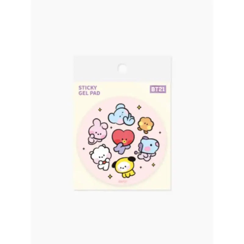 BT21 - Minini Sticky Gel Pad - BT21 - Accessories - Harumio