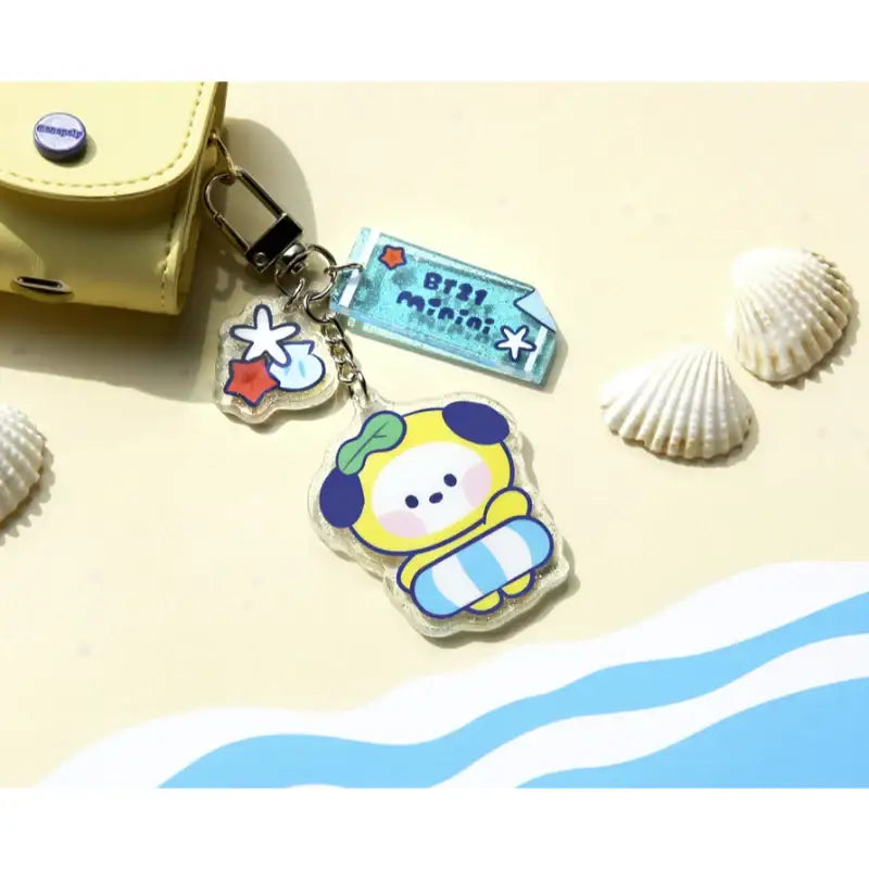 Monopoly x BT21 - Acrylic Keyring - Summer Sky - Monopoly - Accessories - Harumio