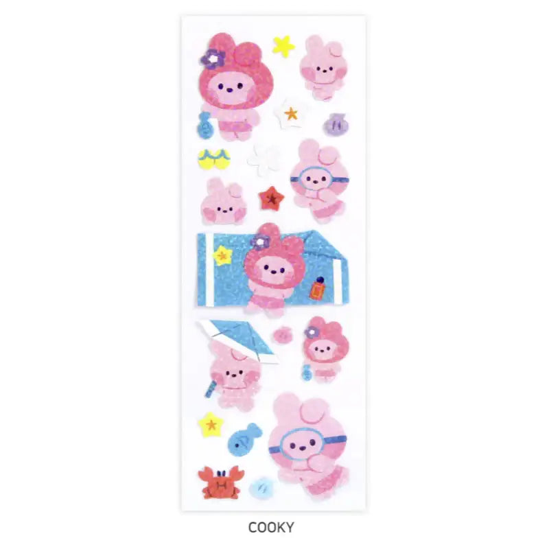 Monopoly x BT21 - Hologram Sticker - Summer Sky - Monopoly - Stationery - Harumio