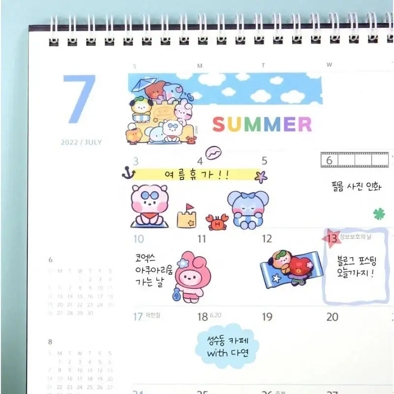 Monopoly x BT21 - Clear Sticker - Summer Sky - Monopoly - Accessories - Harumio