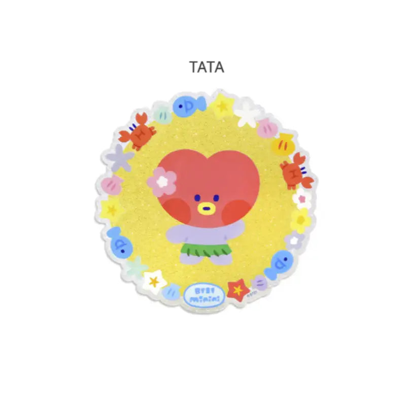 Monopoly x BT21 - Acrylic Coaster - Summer Sky - Monopoly - Home & Living - Harumio