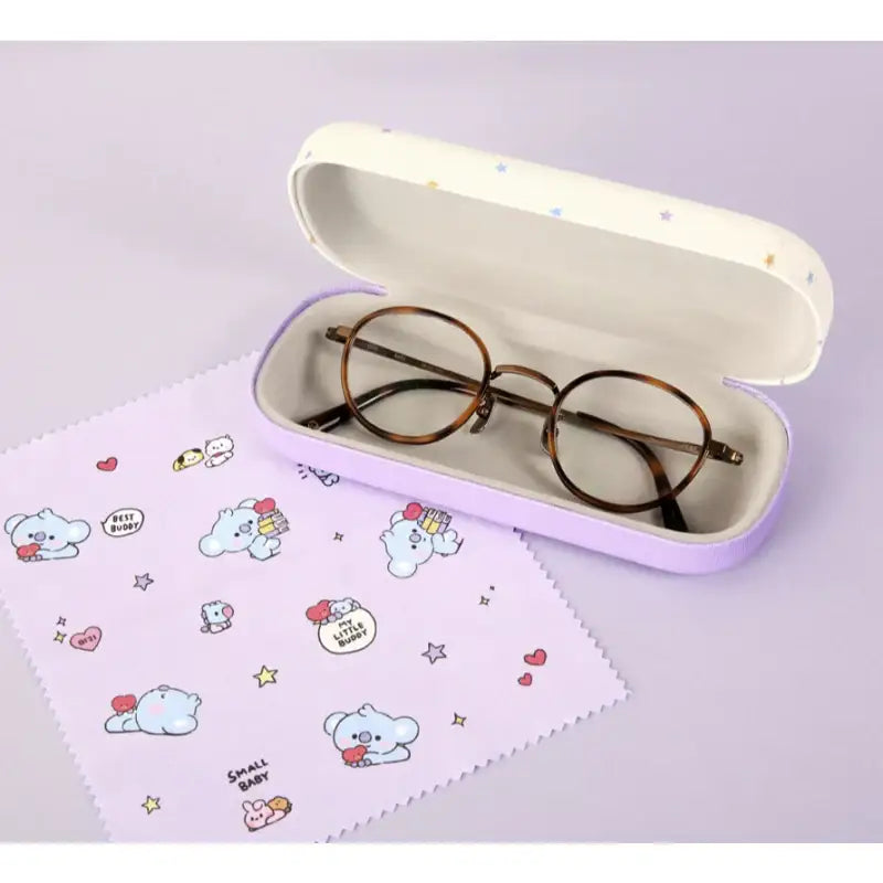 Monopoly x BT21 - Glasses Case Set - Little Buddy - Monopoly - Accessories - Harumio