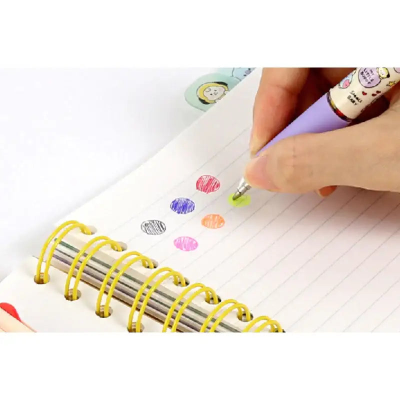 Monopoly X BT21 - 4-color ballpoint pen - Little Buddy 7-piece set - BT21 - Accesories - Harumio