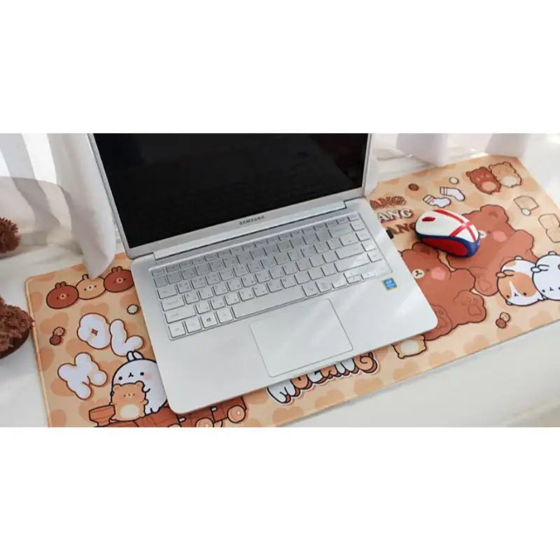 Molang - Teddy Bear Large Mouse Pad - Molang - Mouse Pads - Harumio
