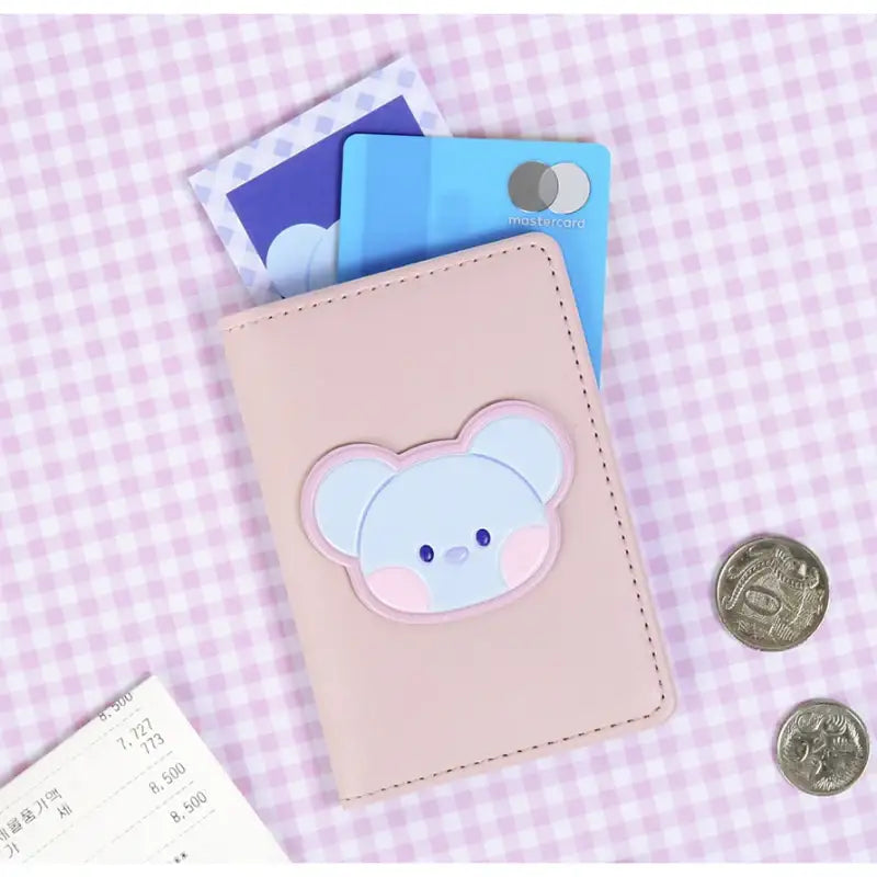 Monopoly x BT21 - Minini Leather Patch Card Case - Monopoly - Accessories - Harumio