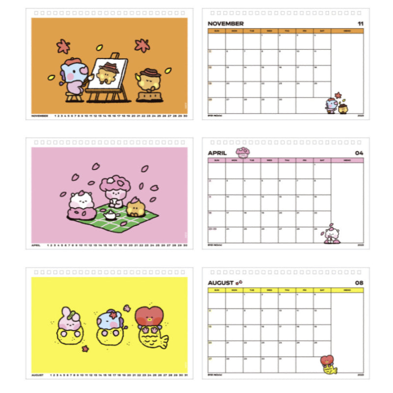 BT21 - Minini 2023 Calendar - BT21 - Calendars - Harumio