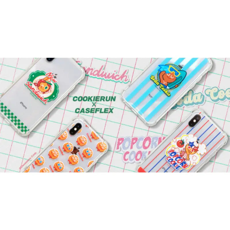 Cookie Run x Caseflex - Transparent Gel Hard Case for Samsung Phones - Cookie Run - Accessories - Harumio