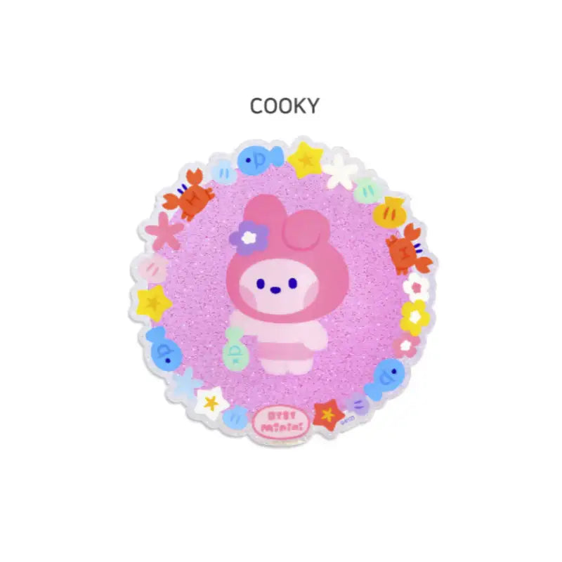Monopoly x BT21 - Acrylic Coaster - Summer Sky - Monopoly - Home & Living - Harumio