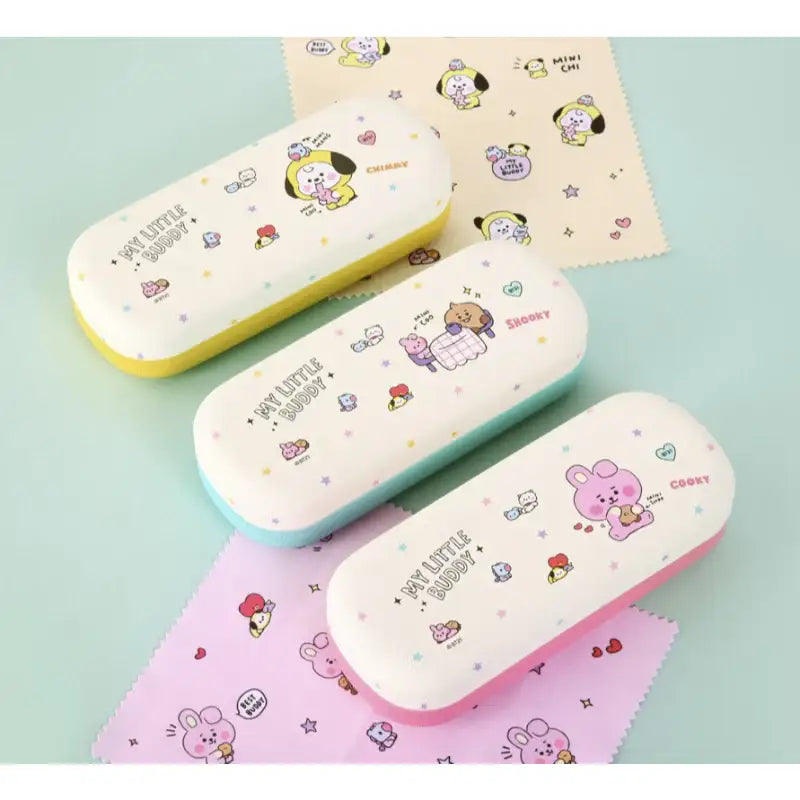 Monopoly x BT21 - Glasses Case Set - Little Buddy - Monopoly - Accessories - Harumio
