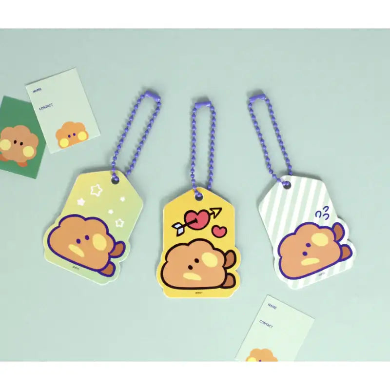 Monopoly x BT21 - Minini Name Tag Set - Monopoly - Accessories - Harumio