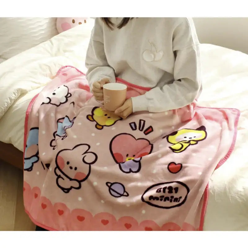 Monopoly x BT21 - Minini Blanket - Monopoly - Home & Living - Harumio