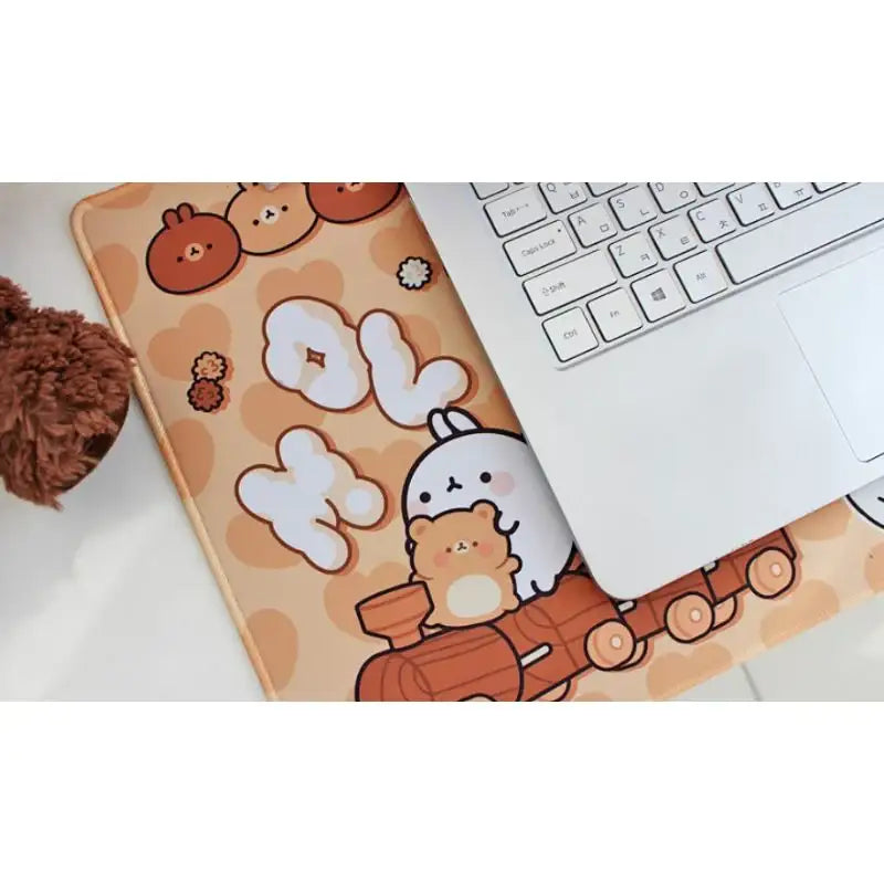 Molang - Teddy Bear Large Mouse Pad - Molang - Mouse Pads - Harumio