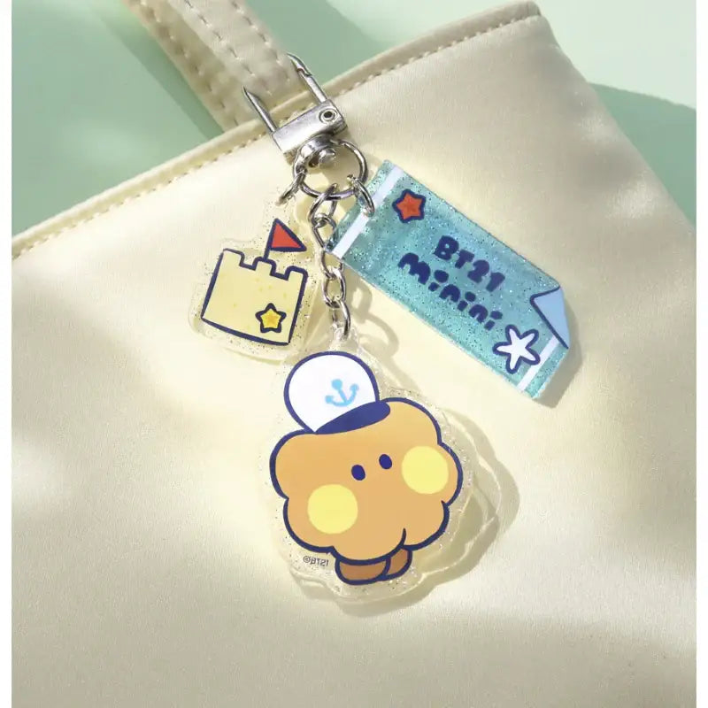 Monopoly x BT21 - Acrylic Keyring - Summer Sky - Monopoly - Accessories - Harumio