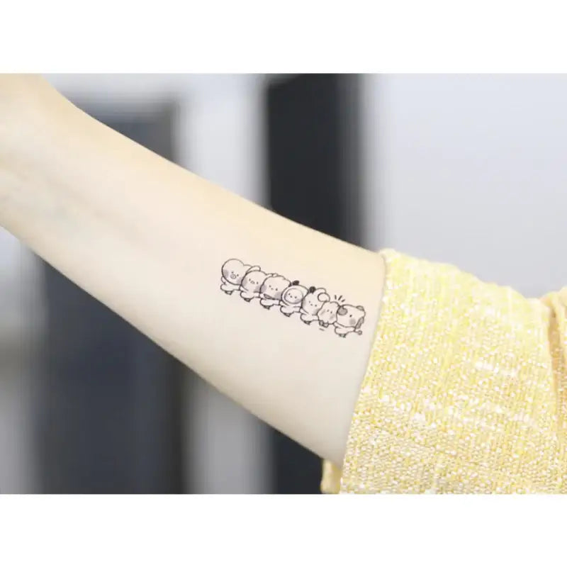 Monopoly x BT21 - Minini Tattoo Sticker - Monopoly - Accessories - Harumio