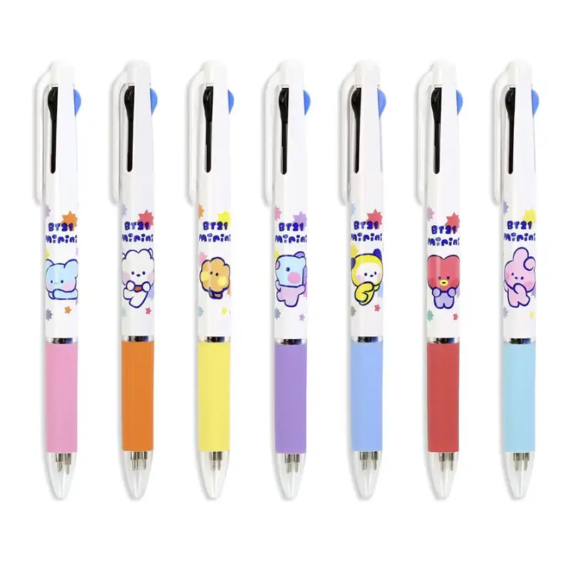 Monopoly x BT21 - Minini 3-Color Ballpoint Pen - Monopoly - Stationery - Harumio