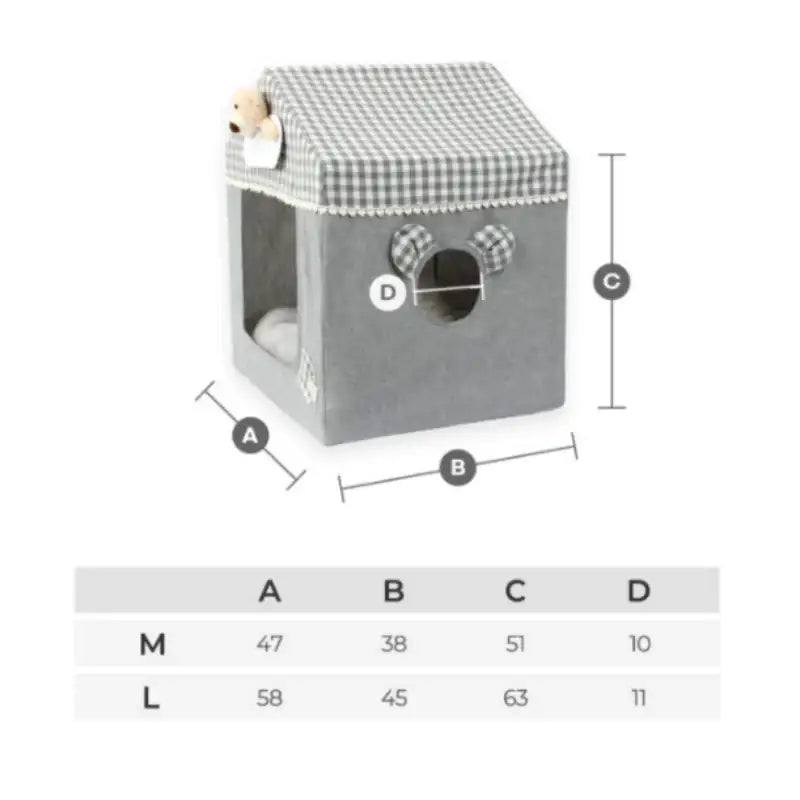 ITSDOG - Peek-a-boo Bear Frame House - ITSDOG - Pet Accesories - Harumio