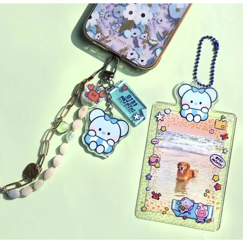 Monopoly x BT21 - Acrylic Keyring - Summer Sky - Monopoly - Accessories - Harumio